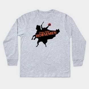 Horror Team Sleepy Hollow Horseman Kids Long Sleeve T-Shirt